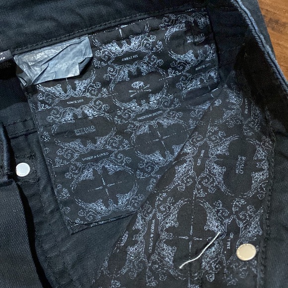 NWT Buffalo David Bitton SAMPLE Black Straight Denim Jeans #B10 - Picture 8 of 11